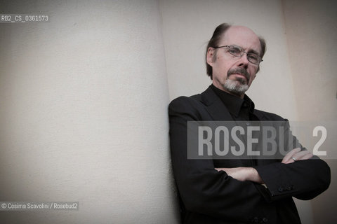 US Crime novelist Jeffrey Deaver pictured in Viterbo, Italy, at presentation of his new novel The burial hour.In the photo Jeffrey Deaver ©Cosima Scavolini/Rosebud2