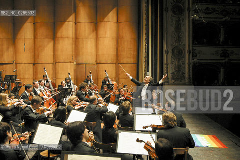 conductor Claudio Abbado 2003 Ferrara concerto per la Pace ©Marco Nirmal Caselli/Rosebud2