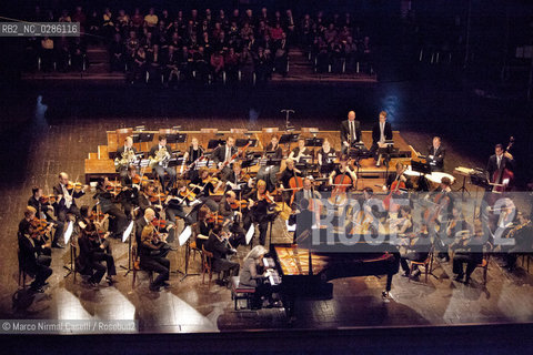 MCO - Claudio Abbado - Martha Argerich 5 marzo 2012 .Teatro Comunale di Ferrara.Mahler Chamber Orchestra.Claudio Abbado, direttore.Martha Argerich, pianoforte ©Marco Nirmal Caselli/Rosebud2