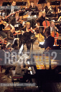 MCO - Claudio Abbado - Martha Argerich 5 marzo 2012 .Teatro Comunale di Ferrara.Mahler Chamber Orchestra.Claudio Abbado, direttore.Martha Argerich, pianoforte ©Marco Nirmal Caselli/Rosebud2