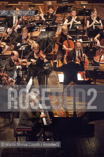 MCO - Claudio Abbado - Martha Argerich 5 marzo 2012 .Teatro Comunale di Ferrara.Mahler Chamber Orchestra.Claudio Abbado, direttore.Martha Argerich, pianoforte ©Marco Nirmal Caselli/Rosebud2