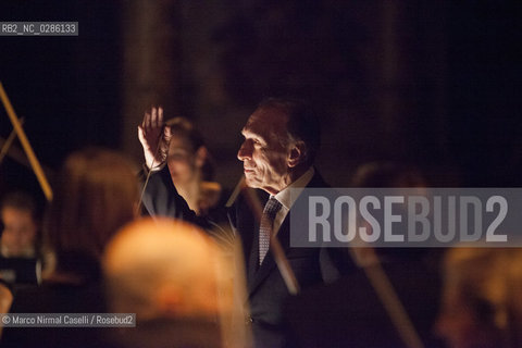 MCO - Claudio Abbado - Martha Argerich 5 marzo 2012 .Teatro Comunale di Ferrara.Mahler Chamber Orchestra.Claudio Abbado, direttore.Martha Argerich, pianoforte ©Marco Nirmal Caselli/Rosebud2