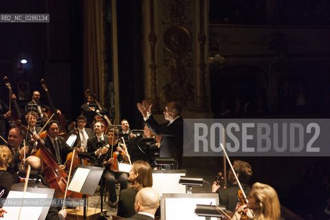 MCO - Claudio Abbado - Martha Argerich 5 marzo 2012 .Teatro Comunale di Ferrara.Mahler Chamber Orchestra.Claudio Abbado, direttore.Martha Argerich, pianoforte ©Marco Nirmal Caselli/Rosebud2