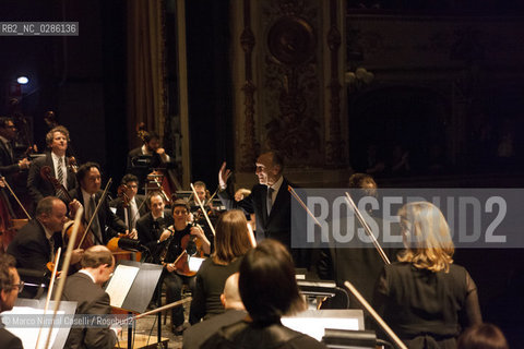 MCO - Claudio Abbado - Martha Argerich 5 marzo 2012 .Teatro Comunale di Ferrara.Mahler Chamber Orchestra.Claudio Abbado, direttore.Martha Argerich, pianoforte ©Marco Nirmal Caselli/Rosebud2