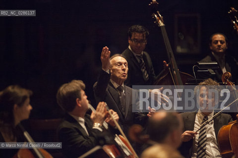 MCO - Claudio Abbado - Martha Argerich 5 marzo 2012 .Teatro Comunale di Ferrara.Mahler Chamber Orchestra.Claudio Abbado, direttore.Martha Argerich, pianoforte ©Marco Nirmal Caselli/Rosebud2