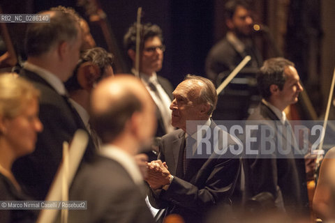 MCO - Claudio Abbado - Martha Argerich 5 marzo 2012 .Teatro Comunale di Ferrara.Mahler Chamber Orchestra.Claudio Abbado, direttore.Martha Argerich, pianoforte ©Marco Nirmal Caselli/Rosebud2