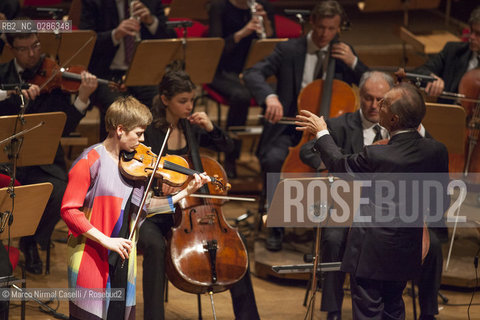 Claudio Abbado Orchestra Mozart Isabelle Faust                    21 marzo 2012 ©Marco Nirmal Caselli/Rosebud2