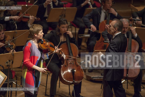 Claudio Abbado Orchestra Mozart Isabelle Faust                    21 marzo 2012 ©Marco Nirmal Caselli/Rosebud2