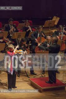 Claudio Abbado Orchestra Mozart Isabelle Faust                    21 marzo 2012 ©Marco Nirmal Caselli/Rosebud2