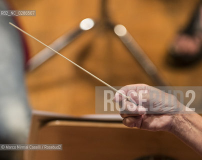 ORCHESTRA MOZART .CLAUDIO ABBADO direttore.REINHOLD FRIEDRICH tromba  PROVE 08_06_2013 ©Marco Nirmal Caselli/Rosebud2