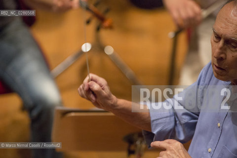 ORCHESTRA MOZART .CLAUDIO ABBADO direttore.REINHOLD FRIEDRICH tromba  PROVE 08_06_2013 ©Marco Nirmal Caselli/Rosebud2