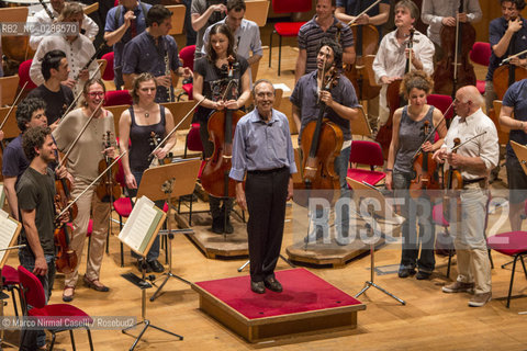 ORCHESTRA MOZART .CLAUDIO ABBADO direttore.REINHOLD FRIEDRICH tromba  PROVE 08_06_2013 ©Marco Nirmal Caselli/Rosebud2
