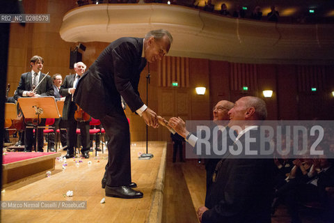 DOMENICA 9 GIUGNO 2013.ORCHESTRA MOZART .CLAUDIO ABBADO direttore.REINHOLD FRIEDRICH tromba ©Marco Nirmal Caselli/Rosebud2