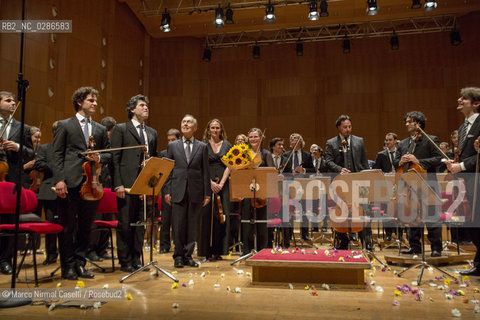 DOMENICA 9 GIUGNO 2013.ORCHESTRA MOZART .CLAUDIO ABBADO direttore.REINHOLD FRIEDRICH tromba ©Marco Nirmal Caselli/Rosebud2