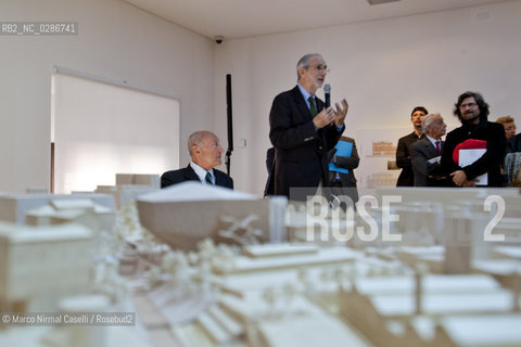 AUDITORIUM DELLE ARTI da un progetto culturale di Claudio Abbado per la Città di Bologna  Presentazione studio di fattibilita Bologna,18 Aprile 2011  PROGETTO ARCHITETTONICO : RPBW Renzo Piano Building Workshop ATELIER TRALDI Alessandro Traldi Architetto COMMITENTE Fondazione Cassa di Risparmio di Bologna ©Marco Nirmal Caselli/Rosebud2