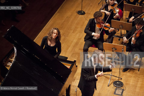 ORCHESTRA MOZART CLAUDIO ABBADO direttore.HÉLÈNE GRIMAUD pianoforte Bologna, Auditorium Manzoni  31 Maggio 2011 ©Marco Nirmal Caselli/Rosebud2
