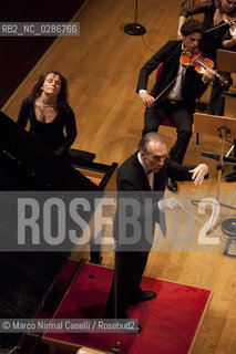 ORCHESTRA MOZART CLAUDIO ABBADO direttore.HÉLÈNE GRIMAUD pianoforte Bologna, Auditorium Manzoni  31 Maggio 2011 ©Marco Nirmal Caselli/Rosebud2
