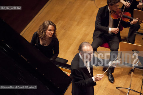ORCHESTRA MOZART CLAUDIO ABBADO direttore.HÉLÈNE GRIMAUD pianoforte Bologna, Auditorium Manzoni  31 Maggio 2011 ©Marco Nirmal Caselli/Rosebud2
