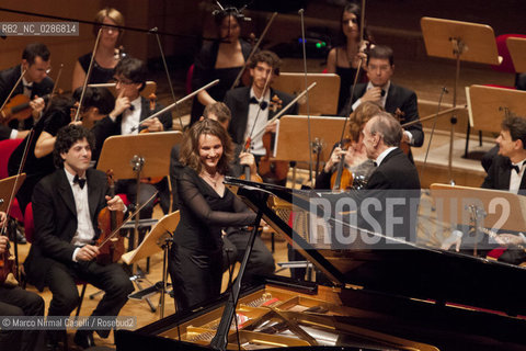 ORCHESTRA MOZART CLAUDIO ABBADO direttore.HÉLÈNE GRIMAUD pianoforte Bologna, Auditorium Manzoni  31 Maggio 2011 ©Marco Nirmal Caselli/Rosebud2