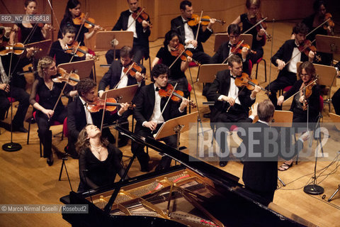 ORCHESTRA MOZART CLAUDIO ABBADO direttore.HÉLÈNE GRIMAUD pianoforte Bologna, Auditorium Manzoni  31 Maggio 2011 ©Marco Nirmal Caselli/Rosebud2