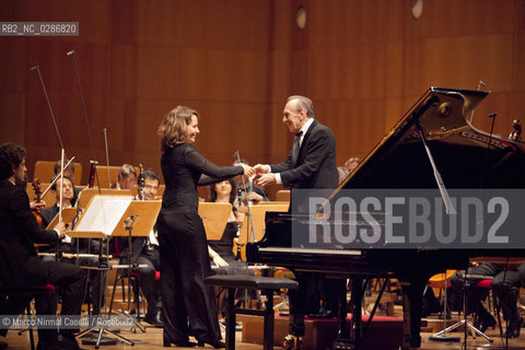 ORCHESTRA MOZART CLAUDIO ABBADO direttore.HÉLÈNE GRIMAUD pianoforte Bologna, Auditorium Manzoni  31 Maggio 2011 ©Marco Nirmal Caselli/Rosebud2