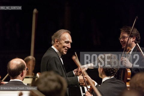 MAHLER CHAMBER ORCHESTRA.ORCHESTRA MOZART.CLAUDIO ABBADO, direttore.MARTHA ARGERICH, pianoforte.Estonian Philharmonic Chamber Choir  14/04/2011 Ferrara Teatro Comunale ©Marco Nirmal Caselli/Rosebud2