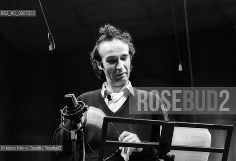 “PIERINO IL LUPO”   CLAUDIO ABBADO direttore dorchestra ROBERTO BENIGNI voce narrante FERRARA MUSICA 10/11/1990 CHAMBER ORCHESTRA SOLISTA:MARCO STROPPA ©Marco Nirmal Caselli/Rosebud2