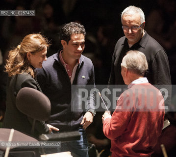Orchestra Mozart e Orchestra del Maggio Fiorentino Claudio Abbado direttore Diego Matheuz direttore Firenze 22 dicembre 2011 ©Marco Nirmal Caselli/Rosebud2