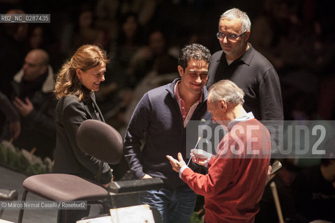 Orchestra Mozart e Orchestra del Maggio Fiorentino Claudio Abbado direttore Diego Matheuz direttore Firenze 22 dicembre 2011 ©Marco Nirmal Caselli/Rosebud2