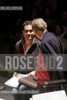 Orchestra Mozart e Orchestra del Maggio Fiorentino Claudio Abbado direttore Diego Matheuz direttore Firenze 22 dicembre 2011 ©Marco Nirmal Caselli/Rosebud2
