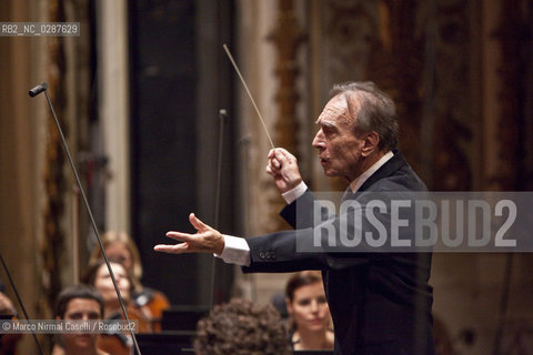 Claudio Abbado conductor  FERRARA MUSICA Teatro comunale di Ferrara 2010 ©Marco Nirmal Caselli/Rosebud2