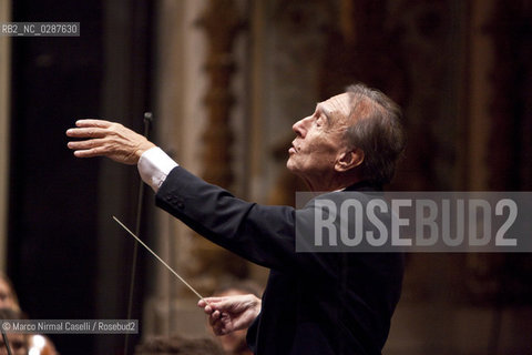 Claudio Abbado conductor  FERRARA MUSICA Teatro comunale di Ferrara 2010 ©Marco Nirmal Caselli/Rosebud2