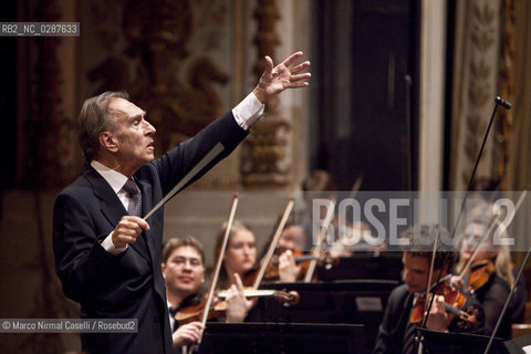 Claudio Abbado conductor  FERRARA MUSICA Teatro comunale di Ferrara 2010 ©Marco Nirmal Caselli/Rosebud2