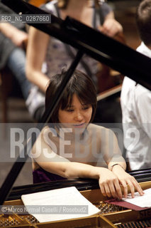 Claudio Abbado conductor Yuja Wang piano FERRARA MUSICA Teatro comunale di Ferrara 2010 ©Marco Nirmal Caselli/Rosebud2