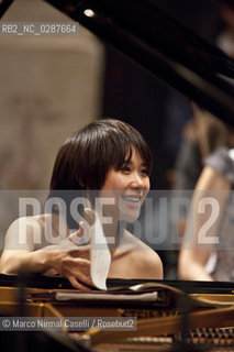 Claudio Abbado conductor Yuja Wang piano FERRARA MUSICA Teatro comunale di Ferrara 2010 ©Marco Nirmal Caselli/Rosebud2
