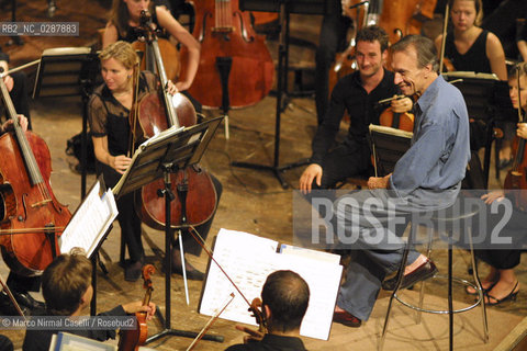 Claudio Abbado conductor / Mahler Chamber Orchestra FERRARA MUSICA 30/05/2001 ©Marco Nirmal Caselli/Rosebud2