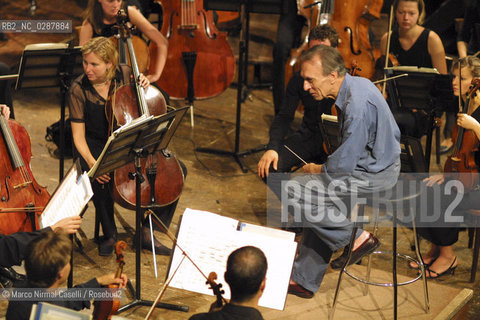 Claudio Abbado conductor / Mahler Chamber Orchestra FERRARA MUSICA 30/05/2001 ©Marco Nirmal Caselli/Rosebud2