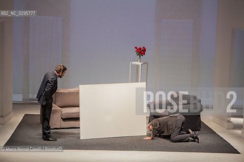 Haber Boni Alberti.Art..di Yasmina Reza ..traduzione Alessandra Serra..regia Giampiero Solari.scene Gianni Carluccio.luci Marcello Iazzetti.costumi Nicoletta Ceccolini..con Alessandro Haber,Alessio Boni, Gigio Alberti ©Marco Nirmal Caselli/Rosebud2
