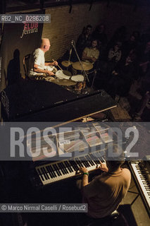 Uri Caine, pianoforte e Fender Rhodes; .Han Bennink, batteria Jazz Club Ferrara 3 novembre 2014 In collaborazione con Bologna Jazz Festival.SONIC BOOM ©Marco Nirmal Caselli/Rosebud2