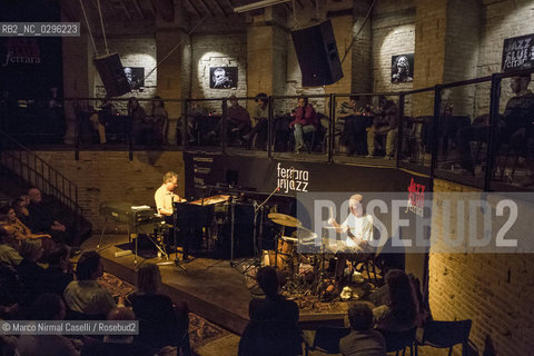 Uri Caine, pianoforte e Fender Rhodes; .Han Bennink, batteria Jazz Club Ferrara 3 novembre 2014 In collaborazione con Bologna Jazz Festival.SONIC BOOM ©Marco Nirmal Caselli/Rosebud2