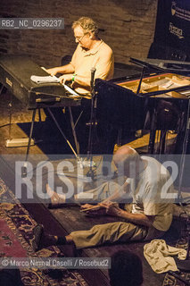 Uri Caine, pianoforte e Fender Rhodes; .Han Bennink, batteria Jazz Club Ferrara 3 novembre 2014 In collaborazione con Bologna Jazz Festival.SONIC BOOM ©Marco Nirmal Caselli/Rosebud2