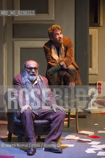 Teatro Comunale di Ferrara  stagione 2014/15 Prosa 6 novembre 2014  IL VISITATORE di Éric-Emmanuel Schmitt.con Alessandro Haber e Alessio Boni.e con Nicoletta Robello Bracciforti, Alessandro Tedeschi.regia Valerio Binasco.musiche Arturo Annecchino .scene Carlo De Marino .costumi Sandra Cardini.produzione Goldenart ©Marco Nirmal Caselli/Rosebud2