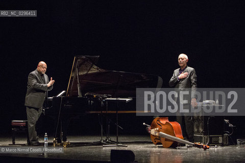 KENNY BARRON, PIANOFORTE.DAVE HOLLAND, CONTRABBASSO.FERRARA,17 NOVEMBRE 2014 TEATRO COMUNALE ©Marco Nirmal Caselli/Rosebud2
