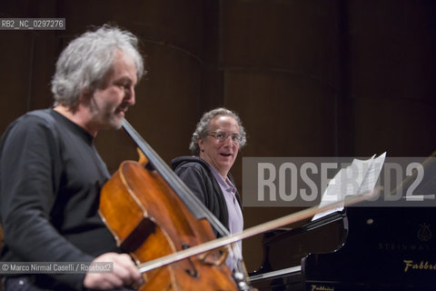 BACH NET WORKS MARIO BRUNELLO VIOLONCELLO URI CAINE PIANOFORTE - Ferrara 27-01-2015 ©Marco Nirmal Caselli/Rosebud2