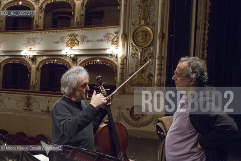 BACH NET WORKS MARIO BRUNELLO VIOLONCELLO URI CAINE PIANOFORTE - Ferrara 27-01-2015 ©Marco Nirmal Caselli/Rosebud2