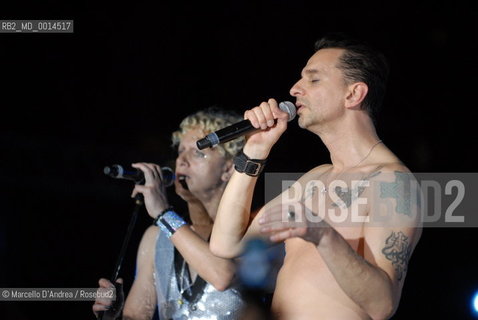 16 JUN 2009, ROME OLIMPIC STADIUM: DEPECHE MODE IN CONCERT. ©Marcello DAndrea/Rosebud2