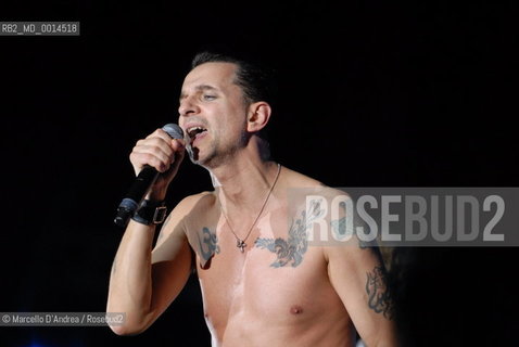 16 JUN 2009, ROME OLIMPIC STADIUM: DEPECHE MODE IN CONCERT. ©Marcello DAndrea/Rosebud2