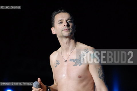 16 JUN 2009, ROME OLIMPIC STADIUM: DEPECHE MODE IN CONCERT. ©Marcello DAndrea/Rosebud2