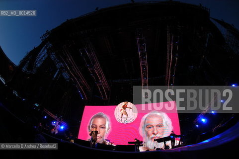 16 JUN 2009, ROME OLIMPIC STADIUM: DEPECHE MODE IN CONCERT. ©Marcello DAndrea/Rosebud2