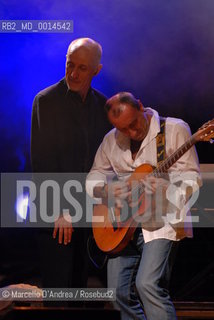 27 jul 2009, San Salvatore Telesino ( BN ): AVION TRAVEL (PEPPE SERVILLO) in concert. ©Marcello DAndrea/Rosebud2